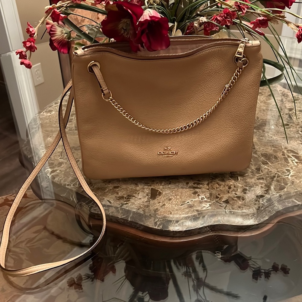 Coach Tan Crossbody Purse
